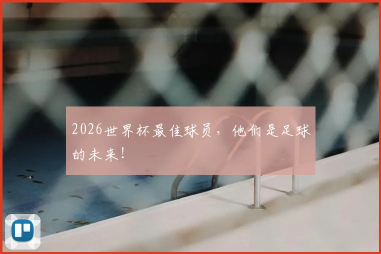 2026世界杯最佳球员，他们是足球的未来！